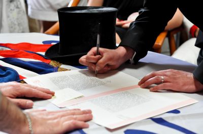 Signature à la marie